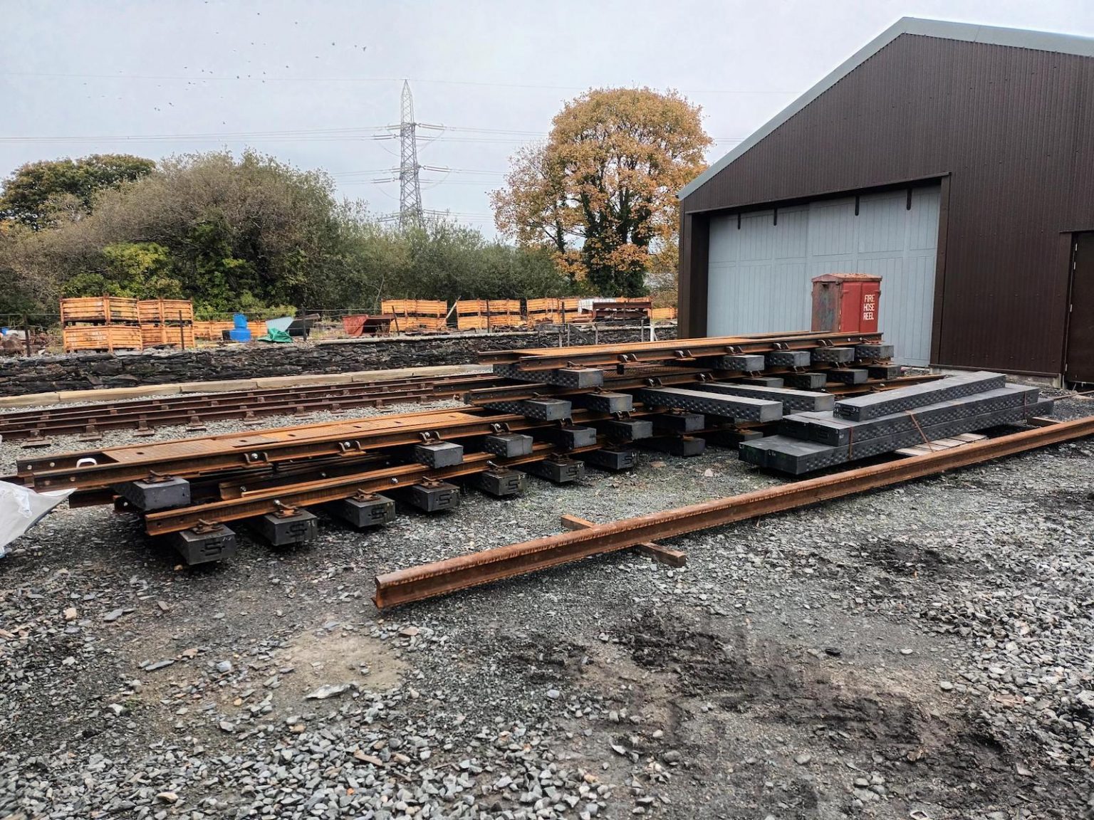 Works underway on Small Loco Shed – Interpretation and Boston Lodge Project